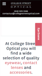 Mobile Screenshot of collegestreetoptical.com